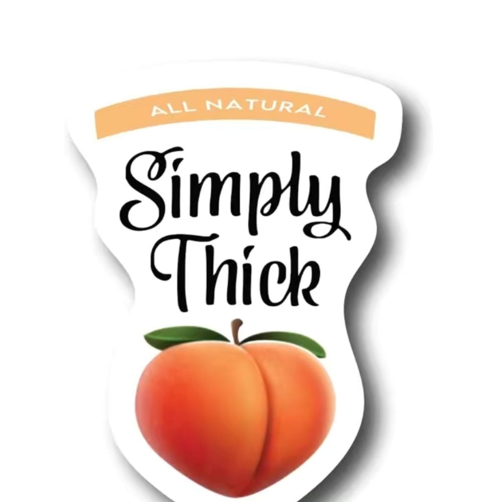 SIMPLY THICK LARGE STICKER